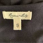 Raven + Lily Raven Lily Jumpsuit Small Black Sleeveless Long Wide Leg Minimalist Photo 5