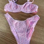 frankie's bikinis Frankie’s bikinis pink bikini set Photo 0