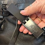 JOY GRYSON Nyla Black Supple Pebbled Leather Purse/Satchel/Crossbody Bag Photo 14