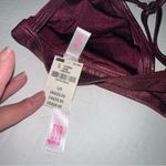 PINK - Victoria's Secret  Mesh & Shine Triangle Bralette in Dark Ruby 🆕 Size large Photo 5