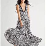 Free People  Tiers For You Tiered Lace Sleeveless Floral Maxi Slip Dress Size XS Photo 1