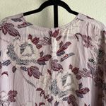 Knox Rose Boho Floral Kimono Duster Cardigan Kimono Size Large Open Front Romantic Photo 5