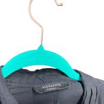 AllSaints‎ Laurel Jumpsuit Wrap Wide Leg Cropped Black Size XS Photo 9