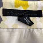 Kenneth Cole New York Women's Abstract Print A Line Silk Skirt Size S P Yellow Photo 2