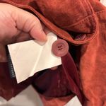 st. john's bay VTG  Womens 3X Washable Genuine Leather Suede Rust Brick Red Jacket Photo 6