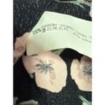 ZARA  Black Multicolor Floral Flower Long Sleeve Maxi Bodycon Mesh Dress Sz S Photo 6