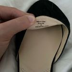 Adrienne Vittadini  Alvine D'Orsay Tassel Flats Shoe Black Suede Leather Size 9.5 Photo 7