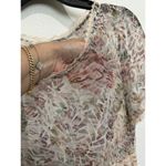 Soft Surroundings  Althea Maxi Dress Boho Lace Floral Brunch Short Sleeve Size 8 Photo 6