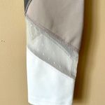 Apana  | Gray Sheer Swiss Dot Lace Panel Leggings Sz S Photo 2