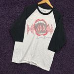 Def Leppard  Love Bites Heavy Metal Band Baseball T-Shirt M Photo 2