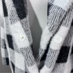 Primark  Buffalo Plaid Black/White Peacoat Style Heavy Sweater Jacket Size XS Photo 6