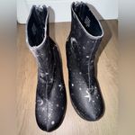 Current Mood Dolls Kill LYRA Platform Boots Black 7 Celestial Star N' Moon Goth Photo 9