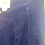 Anthropologie ✨Maeve Canna Culotte Wide Leg Crop Sz 8 Pants Dark Blue Rayon Side Zipper✨ Photo 7