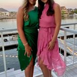 DO+BE Boutique Emerald One Shoulder Dress Photo 0