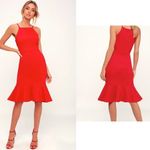 Lulu’s halter dress Red Size XL Photo 1