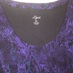 Lysse PURPLE SNAKE PRINT KNIT DRESS Photo 1