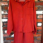Kirundo 2 piece orange gauzy cotton outfit size Small Photo 4