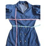 ZARA  double breasted denim dress Small Photo 5