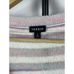 Torrid  Pastel Pink Purple Striped Soft Knit Button Up Cardigan Sweater Size 4X‎ Photo 6