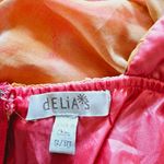 Delia's Orange & Yellow Watercolor One Shoulder Bandaged Mini Dress Size 9/10 Photo 5