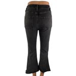 Frame  Women's Black Frayed Hem High Rise Bootcut Flare Denim Jeans Pants Size 26 Photo 1