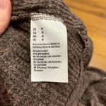 American Eagle  Knit Dress Womens Size Medium Bell‎ Sleeve Ruffle Neck Heathered Photo 5