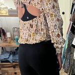 Daytrip Open Back Long-Sleeve Fall Cinched Blouse Size Medium (wore once) Photo 1