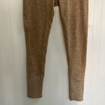Alo Yoga Alosoft High-Waist Lounge Legging in Caramel Heather Size L Photo 4