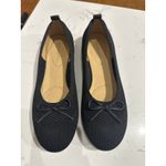 Talbots Women's Black Penelope Knit Ballet Flat with Bow, NWOT, 7.5 Photo 1