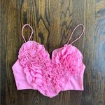 ZARA  Pink Ruffled Heart Camisole Photo 0