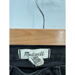 Madewell  Mid-Rise Kick Out Jeans Women 25 Black Wash Cotton Cropped Photo 6