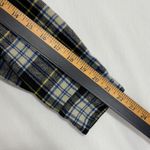 Calvin Klein Wool Cropped Jacket Womens M Navy Plaid Flannel Y2K Grunge Street Photo 8