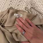 Boutique Champagne Cowl Neck Mini Dress Photo 2