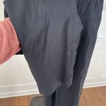 Royl NYC Luxury Loungewear Black Silk Pull on Crop Pants $795 M Size M Photo 4