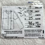 Floral Print Blouse Top Womens Size 3X Red Blue Tie Neck Flounce Sleeve Boho Photo 3