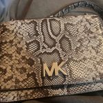 Michael Kors EUC  snakeskin Mott chain bag Photo 0
