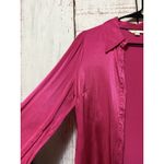 Boden Dart Viscose Satin Detail Fitted Long Sleeve Blouse Shirt Pink Size 6R Photo 4