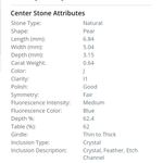 14k White Gold Diamond Pear Engagement Ring Silver Photo 4