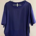 Athleta Zephyr Blue Purple Crop Photo 0