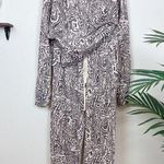 n:philanthropy  Kelley Sweatshirt and Jogger set in Charcoal Leopard Photo 0