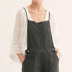 Free People Natural Sights Linen Shortall  size m Photo 0