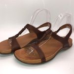 Timberland Women's Smart Comfort System Brown Leather Sandals 6.5 Photo 2