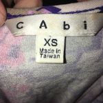 CAbi XS drape front/twist floral sleeveless blouse Photo 2