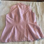 Hillard & Hanson  Lavender Silk Sleeveless Top Blouse Womens S Button Down purple Photo 3