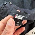 Club Monaco Jumpsuit Womens Size 10 Black Sleeveless Wide Leg Linen Blend Photo 2