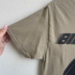 Billie Eilish Tan Green Anime Cartoon Portrait Graphic Short Sleeve Tee Photo 4