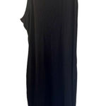 Lulus  Ribbed Tank Dress Women's Size Small Black Midi Knit Casual Chic Photo 0