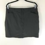 Eddie Bauer Womens Skort Skirt Shorts Pockets Stretch Black Size 10 Photo 0