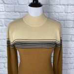 Casual Corner women L cotton blend Longsleeve turtleneck ribbed sweater Black Size L Photo 2
