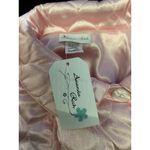 Amanda Rich Jacket Womens XL Pink Quilted Satin Bed Jacket Lounge Made USA Photo 5